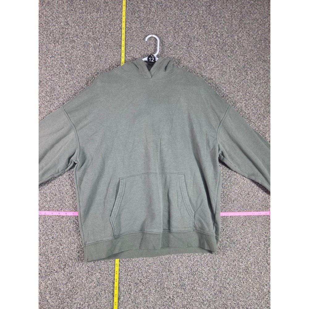 No Boundaries Hoodie Mens Size M Olive Green Pullover Kangaroo Pocket Sweatshirt